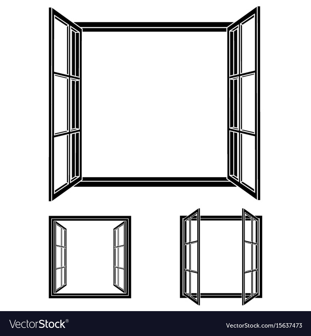 Open Window Frame