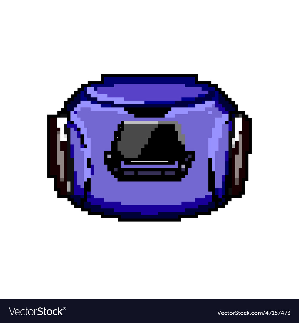 Retro cd player game pixel art