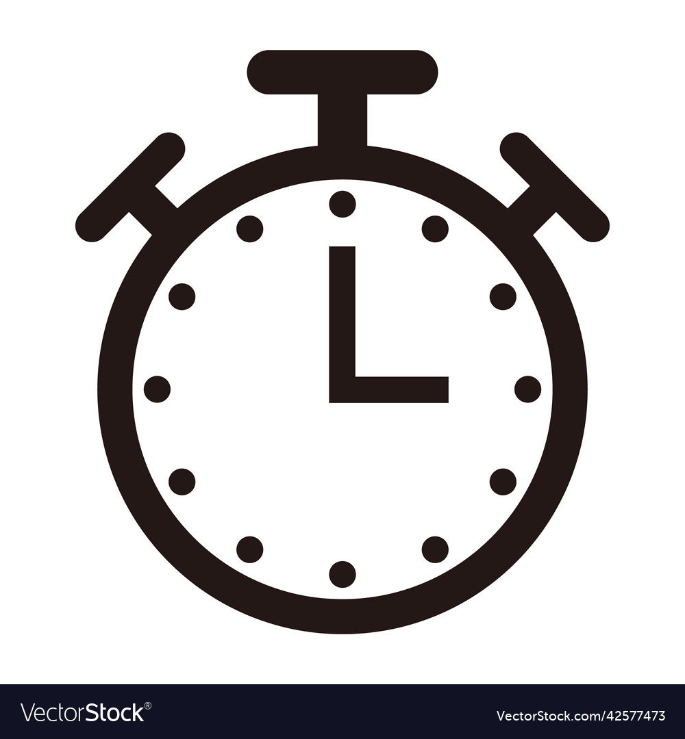 Simple timer icon