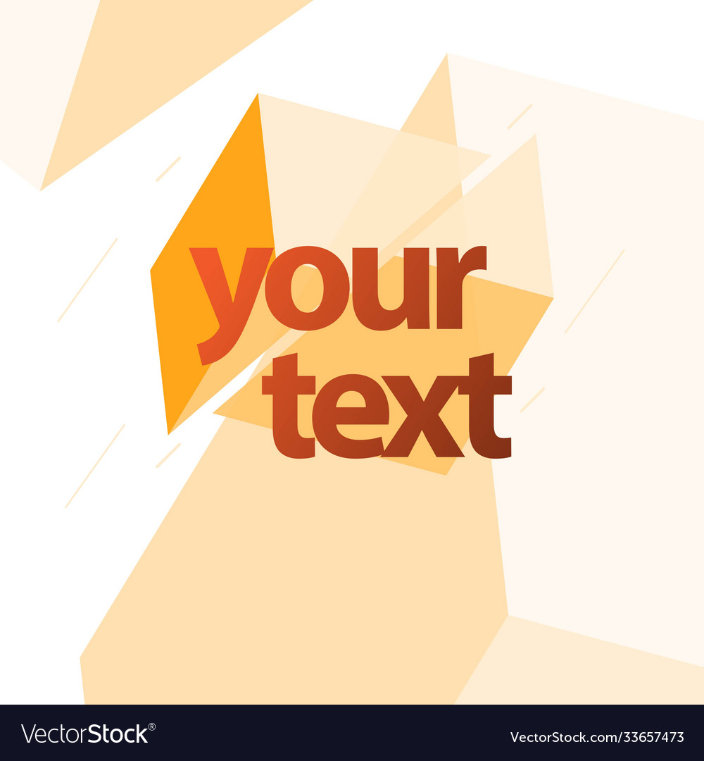 Text label template design
