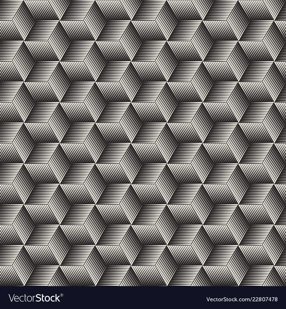 Modern Mosaic Line Pattern
