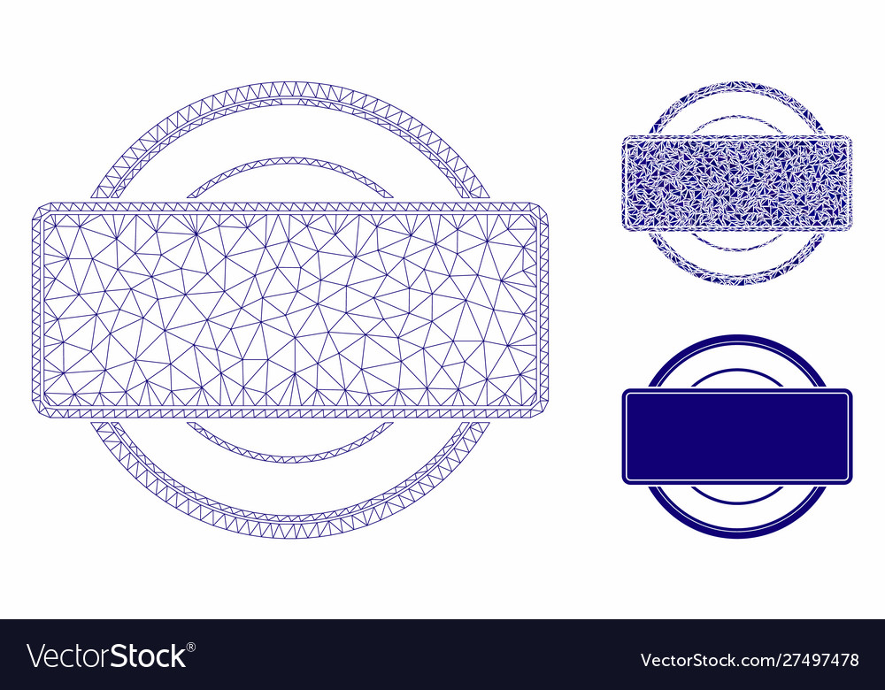 Round and rectangle frame mesh 2d model