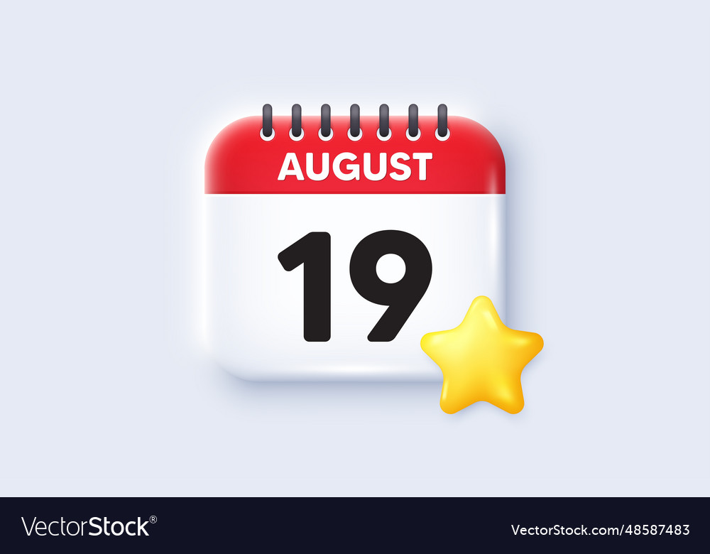 19th day of the month icon event schedule date