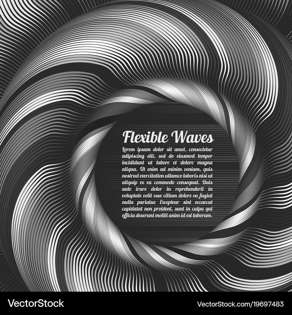 Abstract background waved lines Royalty Free Vector Image