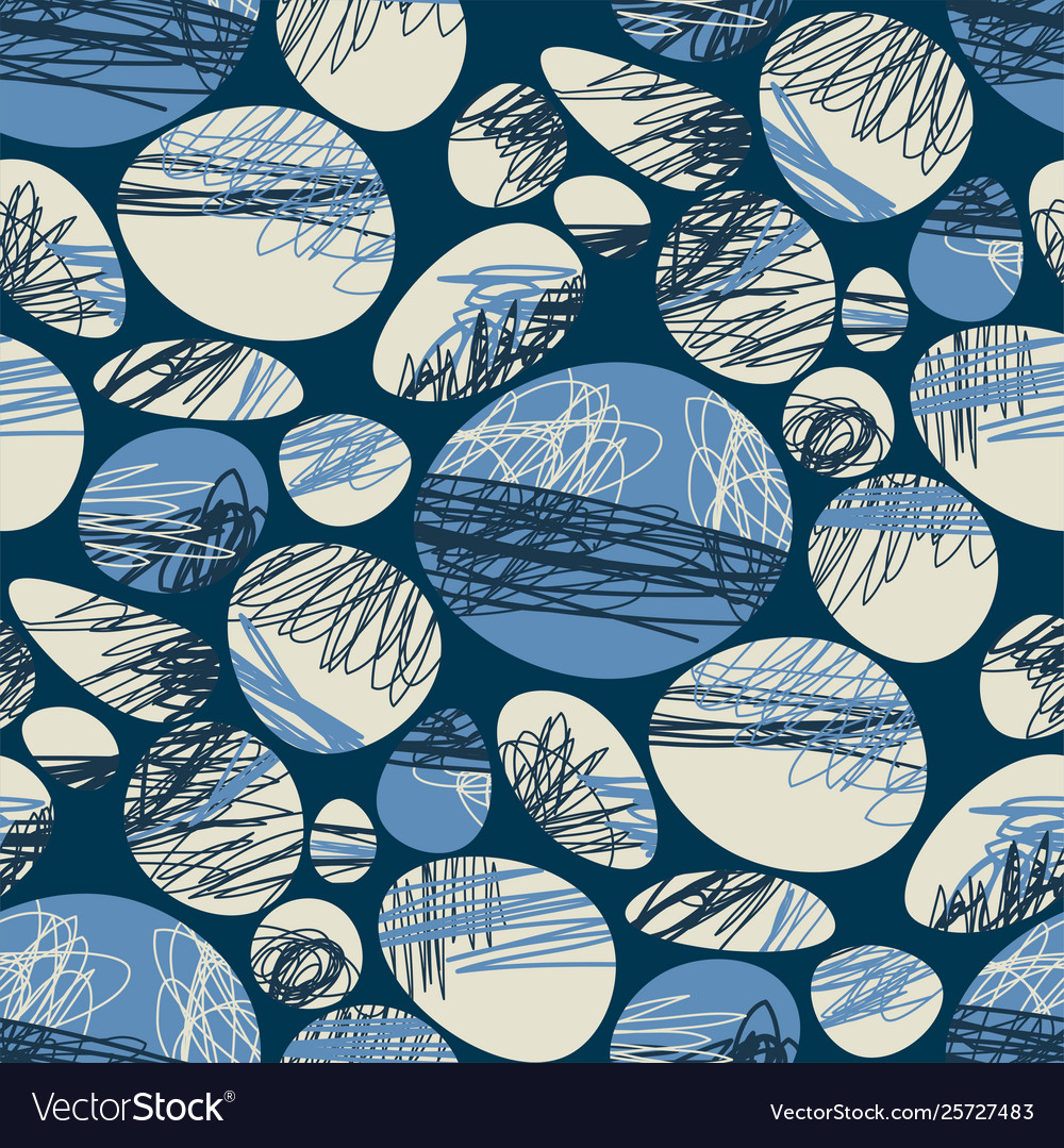 Abstract Circles & Ovals - Chaotic Pattern