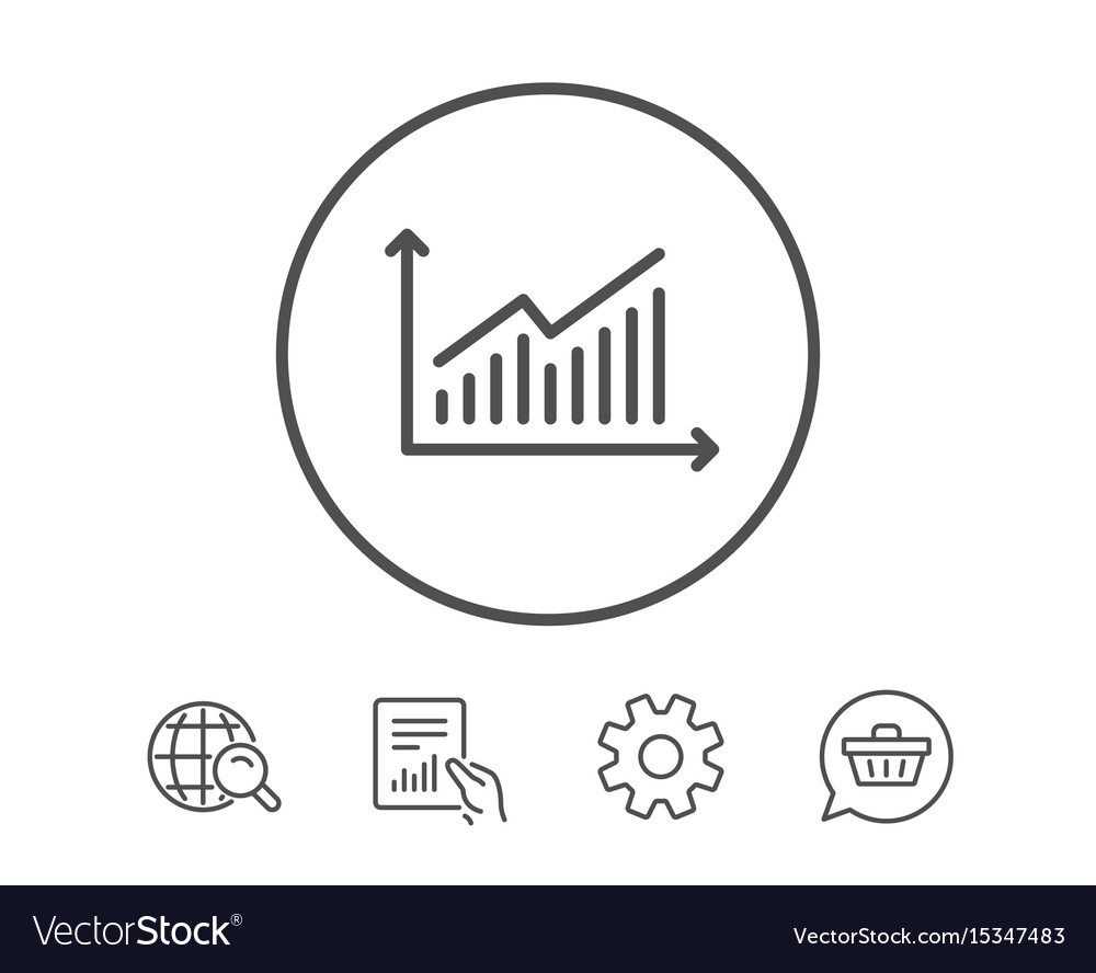 Chart Line Graph Report Icon