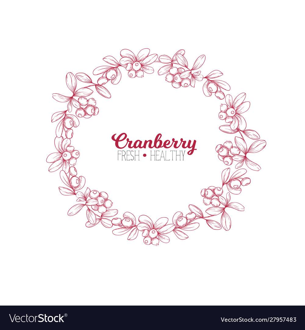 Cranberry element for design