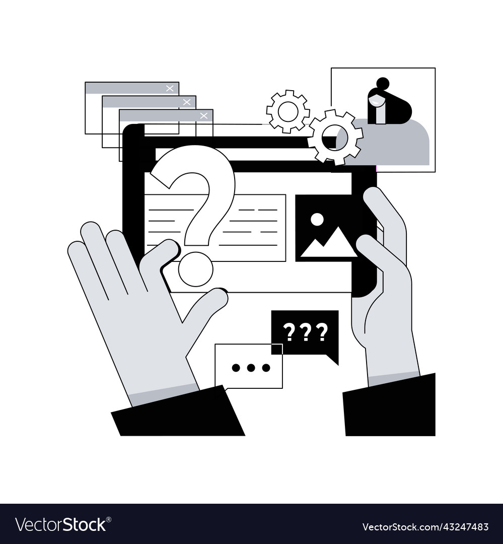 Faq abstract concept vector image Faq abstract concept