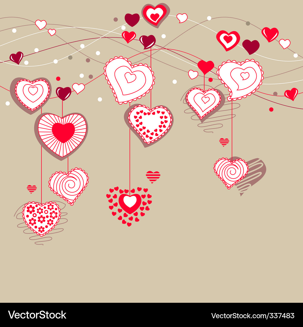 Hearts Royalty Free Vector Image - VectorStock