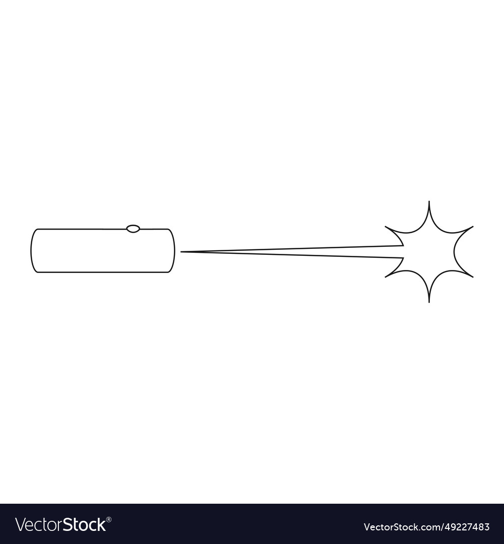 Laser pointer icon
