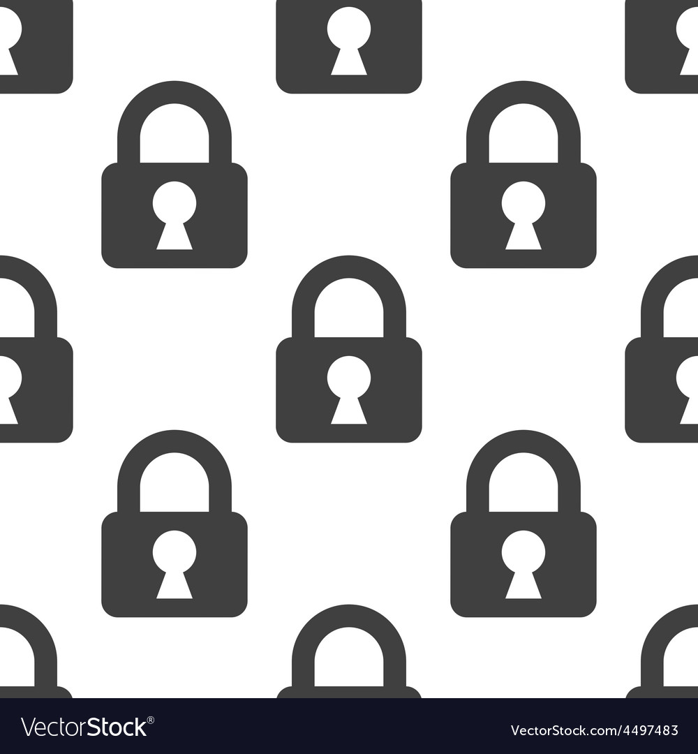 Lock seamless pattern