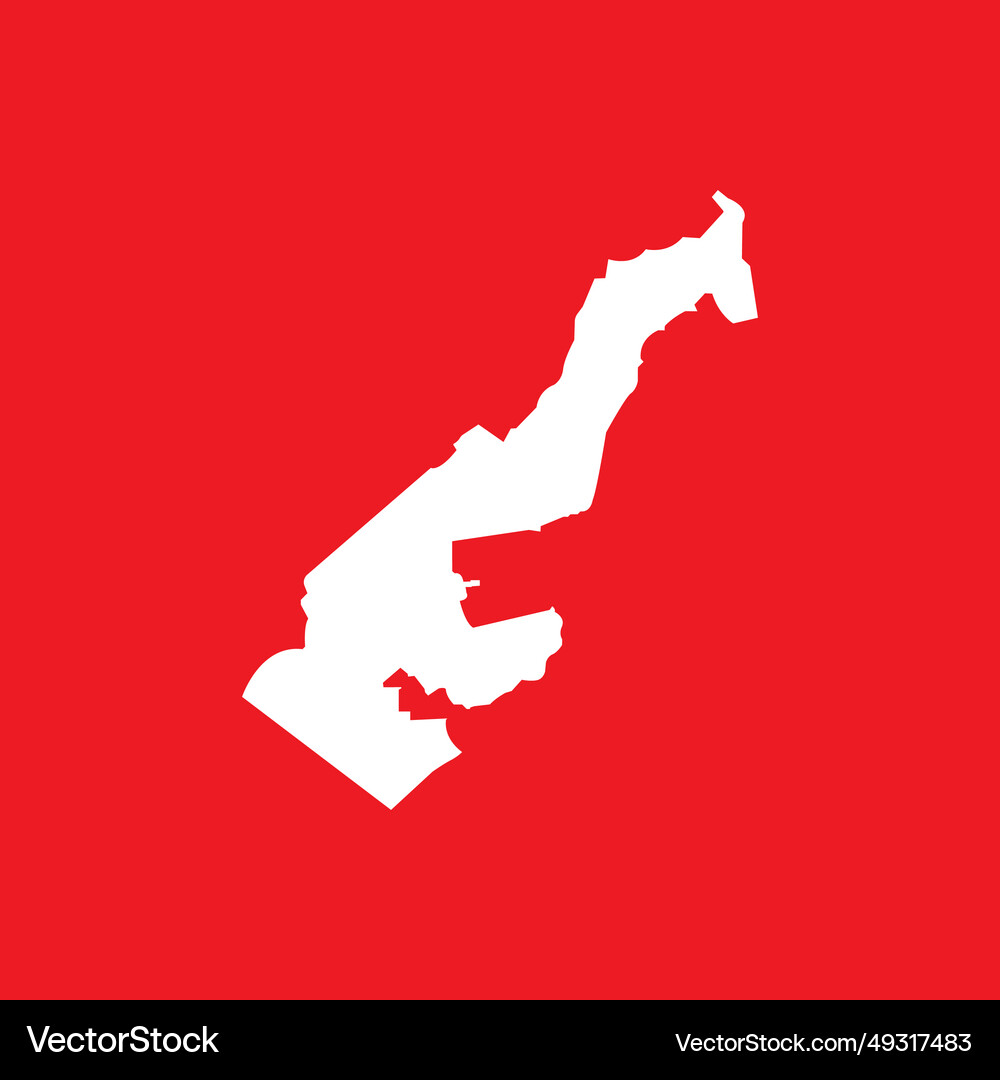 Monaco map icon Royalty Free Vector Image - VectorStock