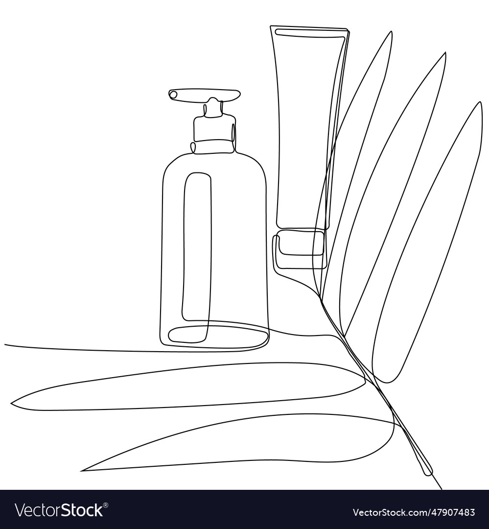 Organic products for scrubbing and body skin care Vector Image