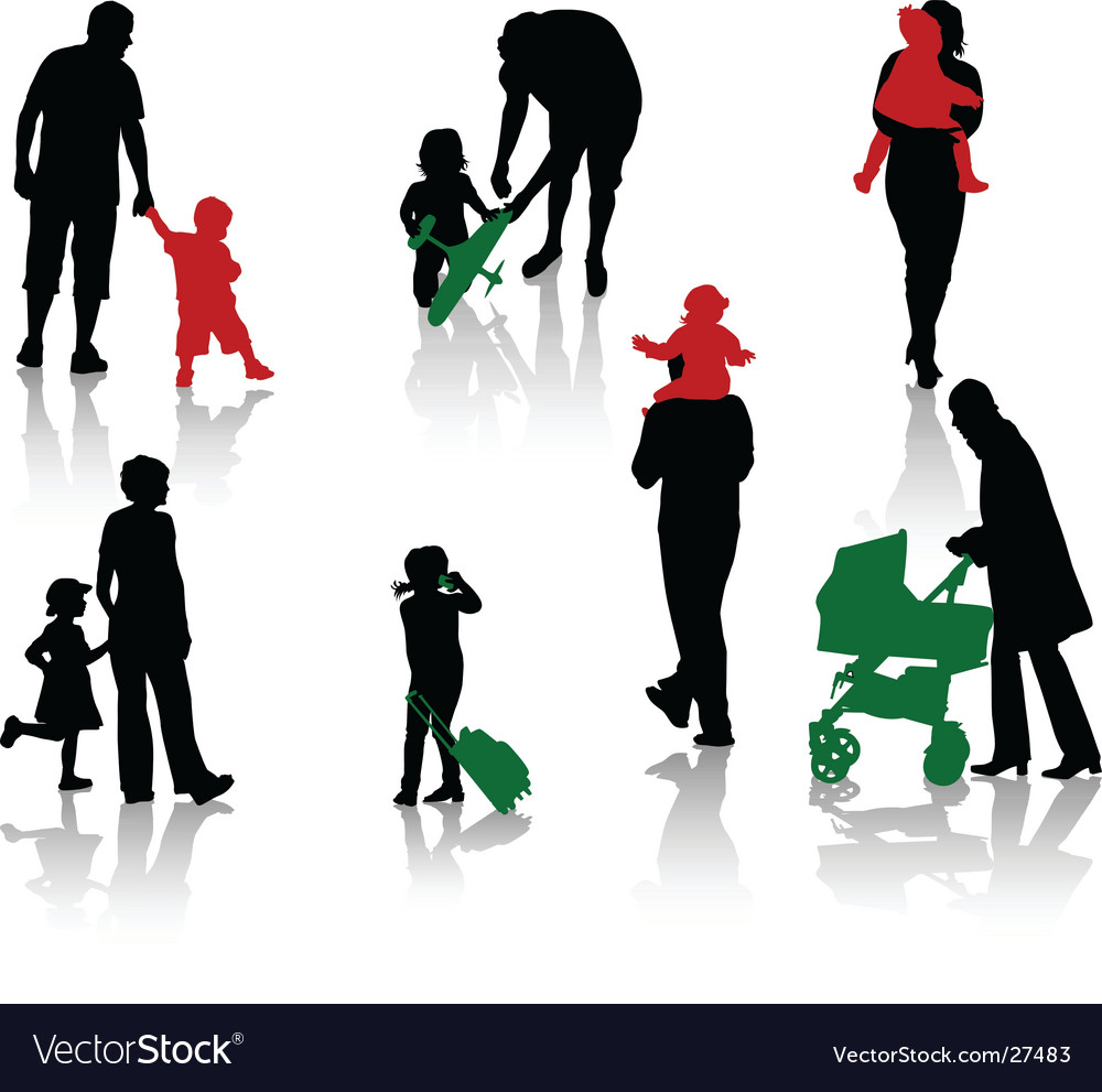 Parent Silhouette Family