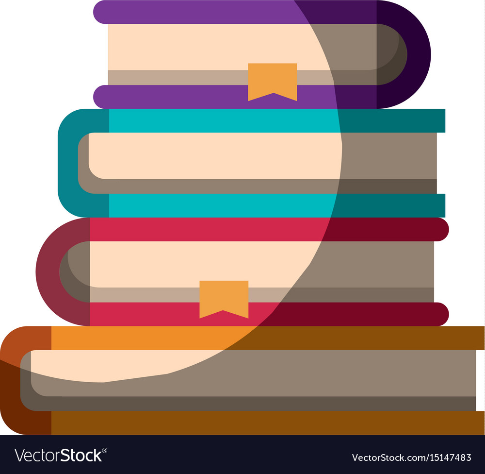 Realistic colorful shading image of stack