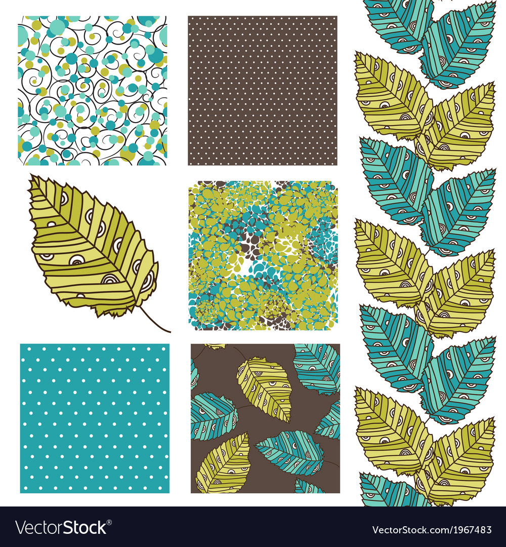 Seamless patterns set