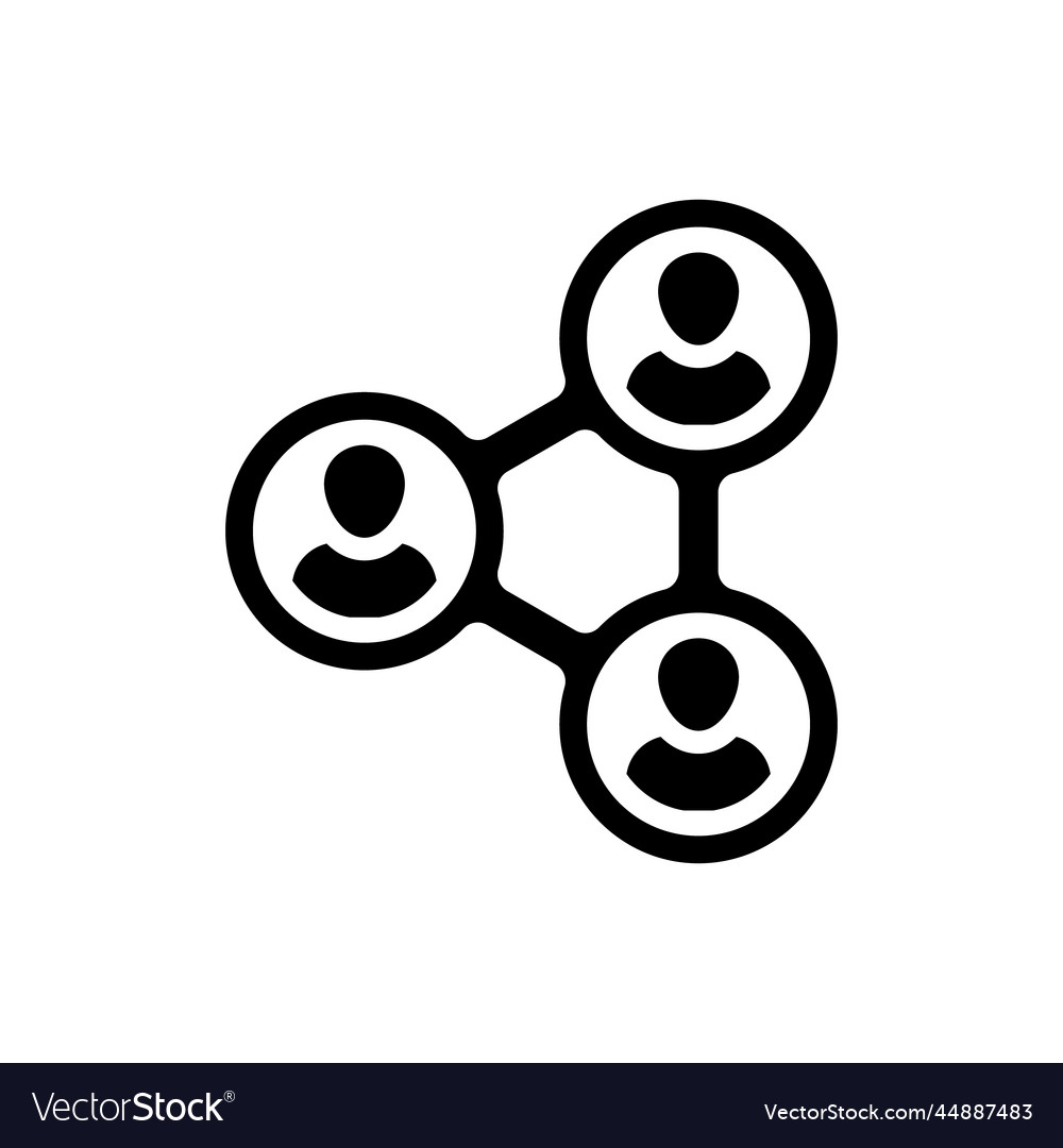 Team Network Structure Icon