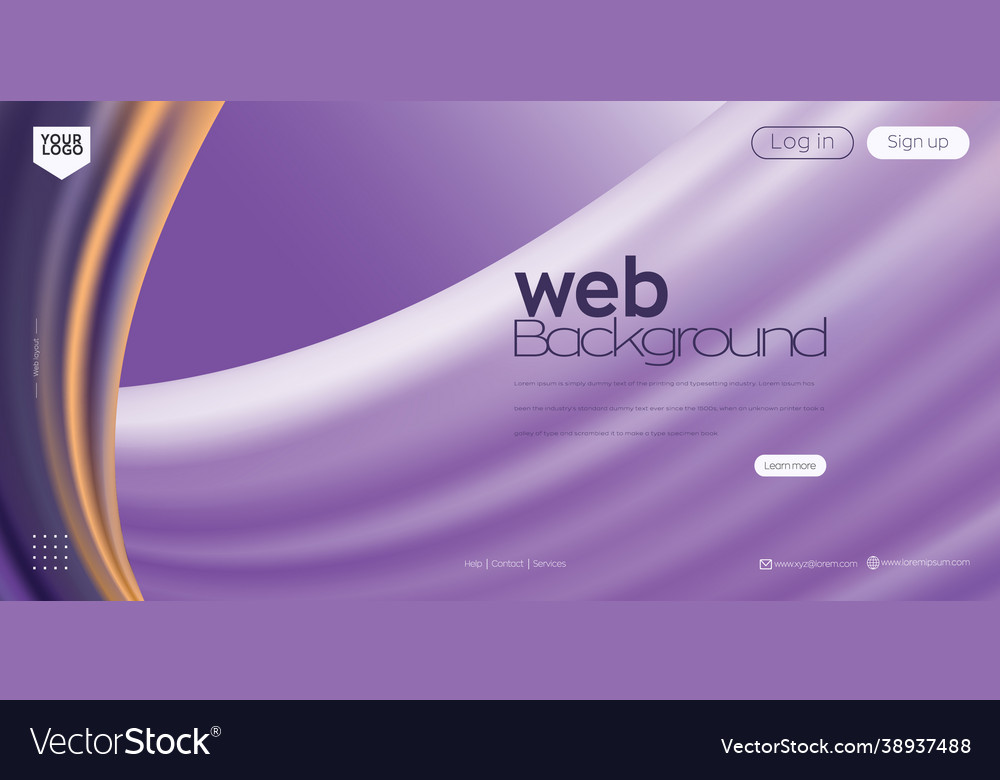 Colorful abstract web slider background