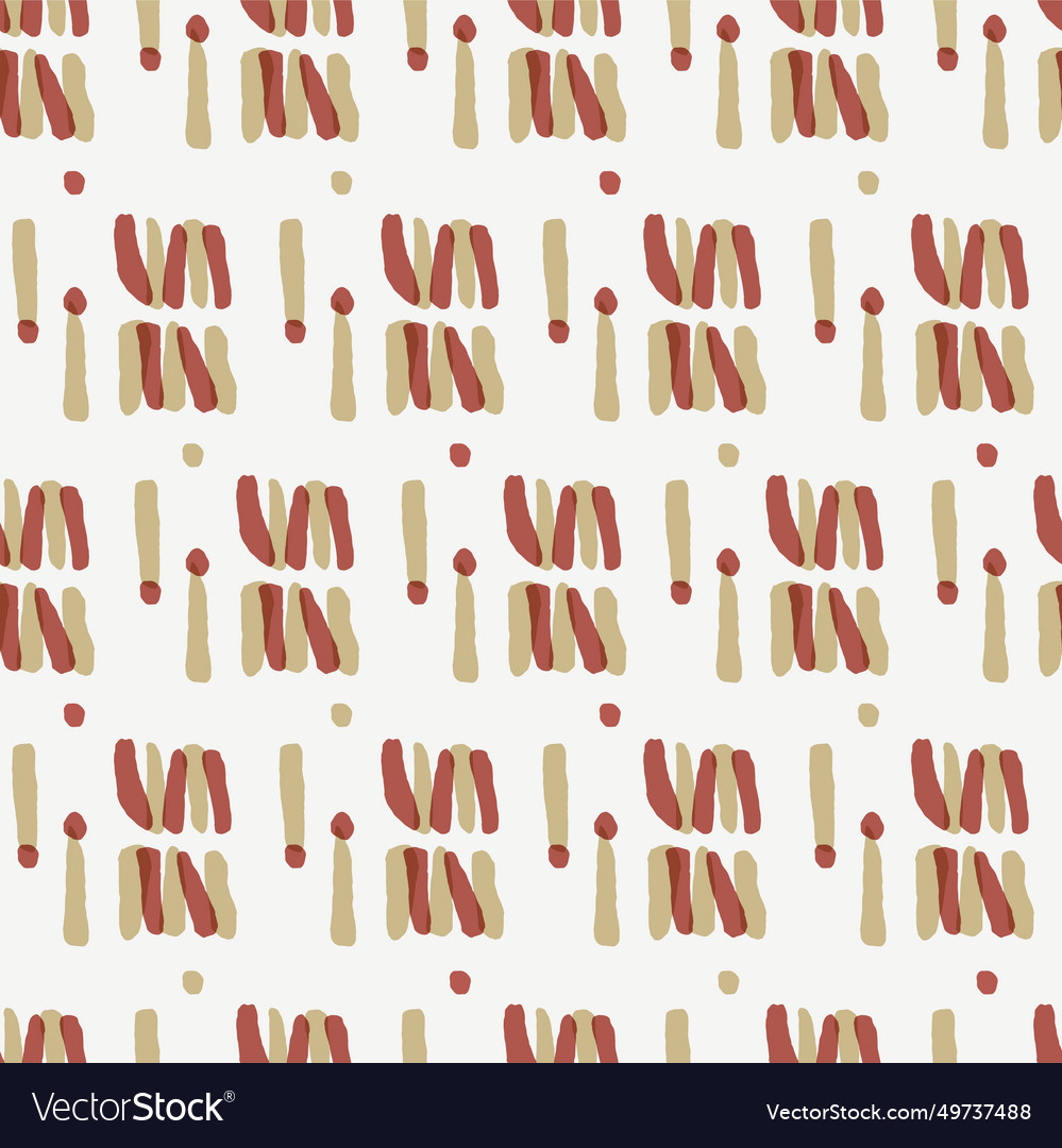 Doodle lines seamless repeat pattern vector image Doodle lines seamless repeat pattern
