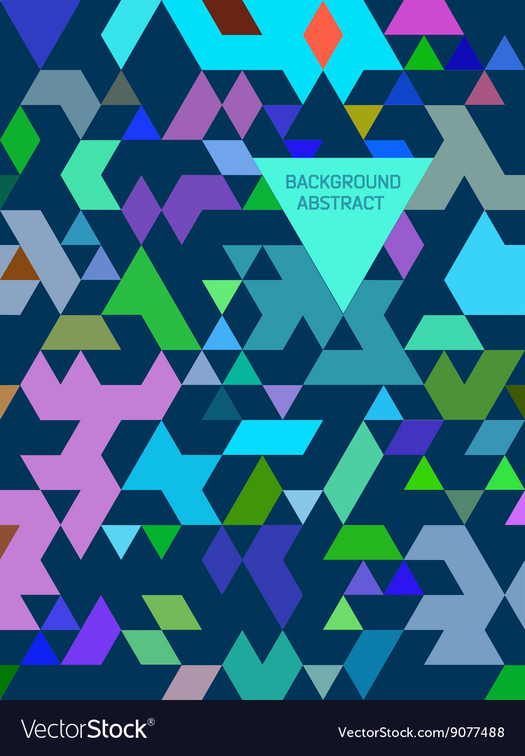 Geometric Triangle Pattern