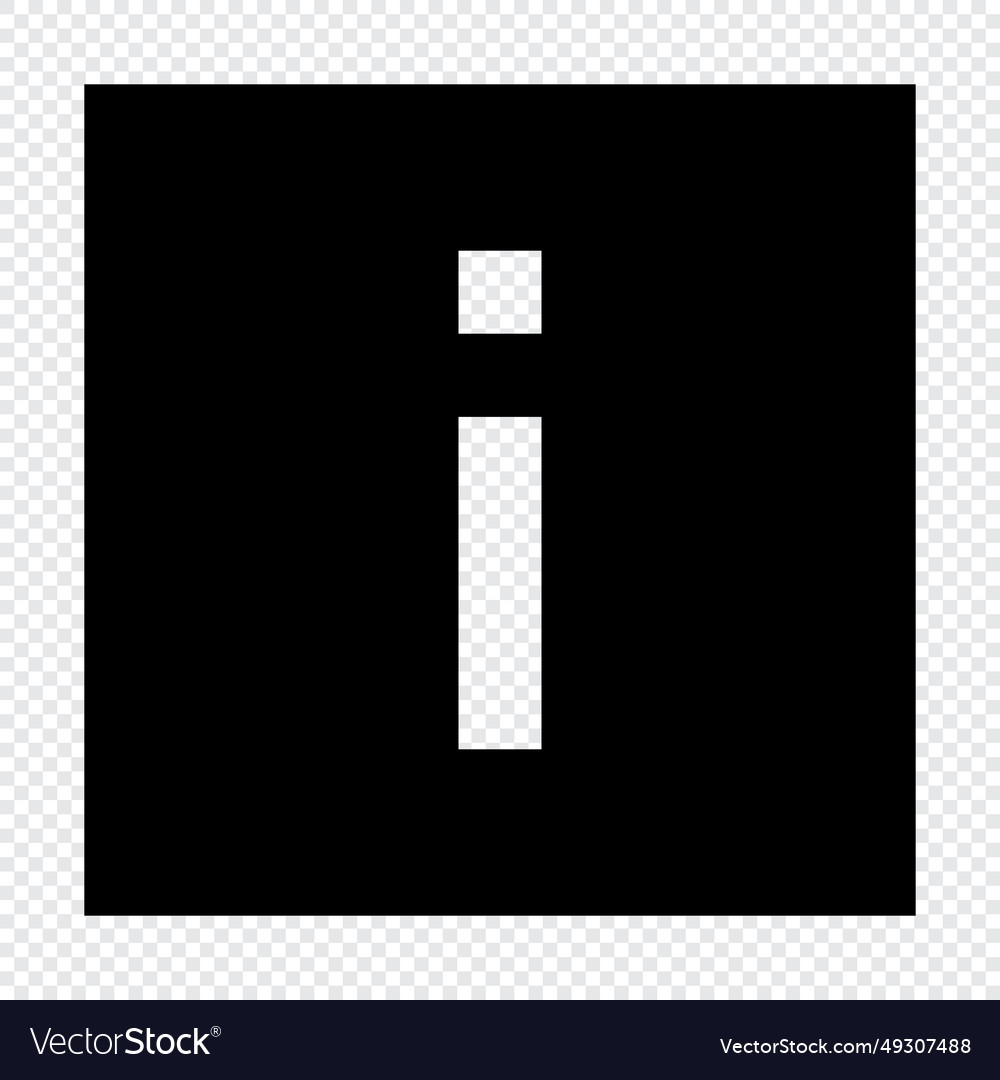 Info icon suitable for website ui design vector image Info icon suitable for website ui design