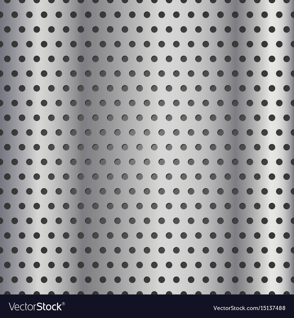 Seamless metallic grid pattern