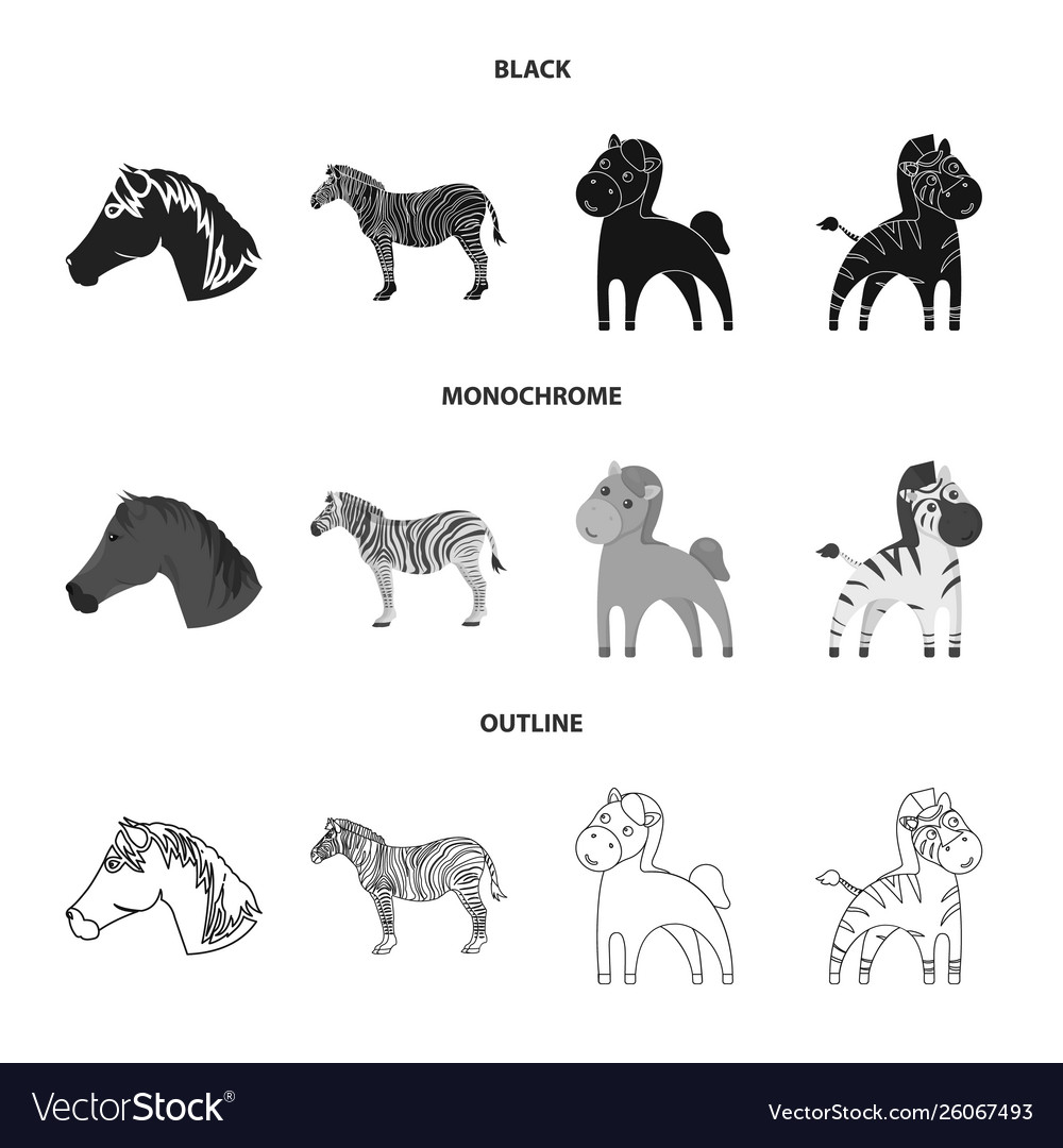 Design trot and running symbol
