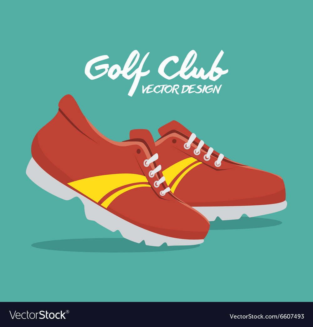 Golf club sport game graphic