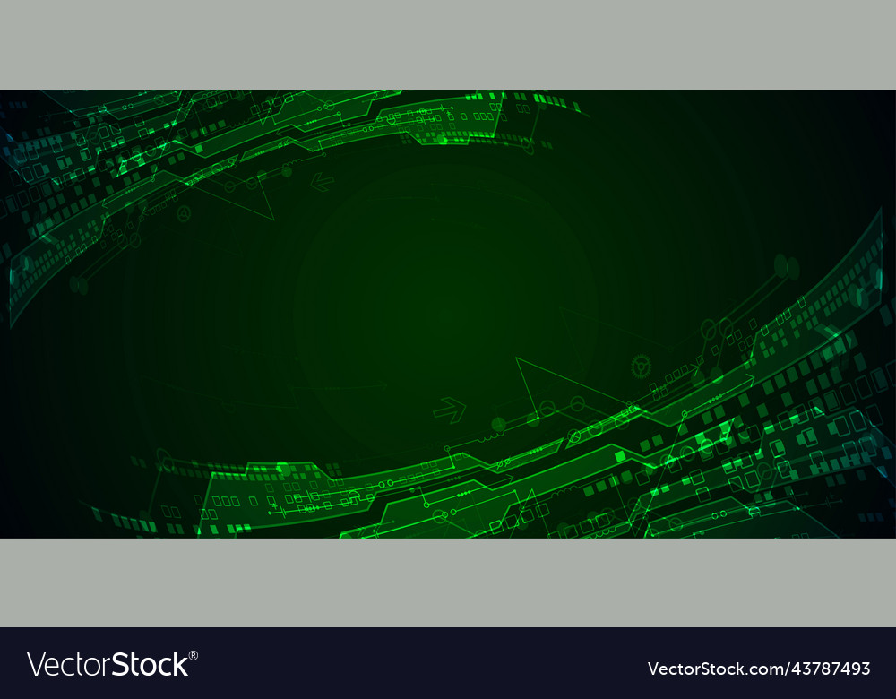 Hi-tech digital technology and engineering Vector Image