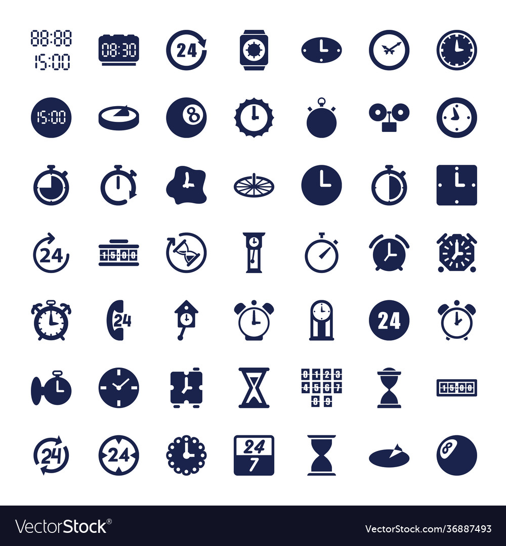 Hour icons