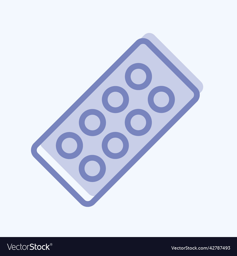 Icon pills strip suitable for education symbol