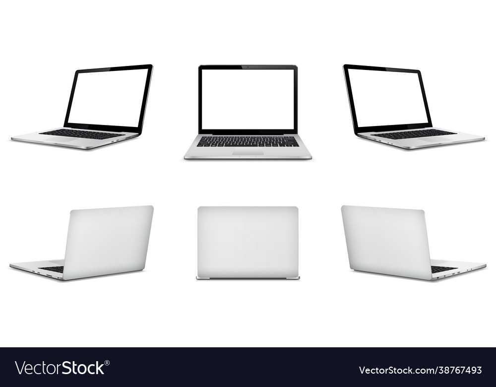 Laptop mock up set