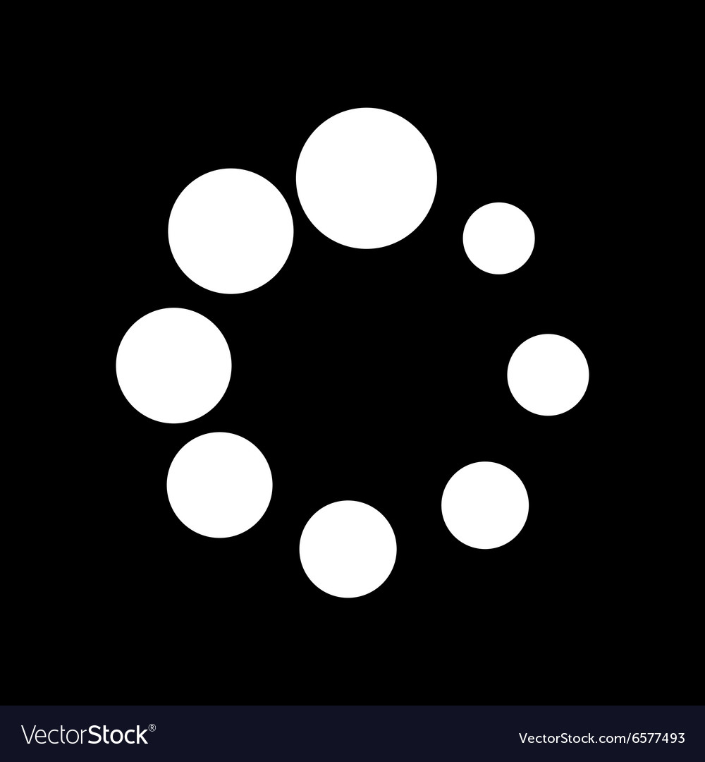 Loading icon load symbol flat