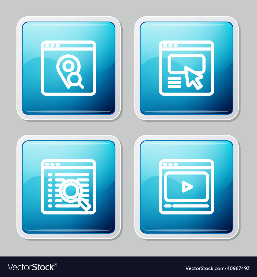 Set line infographic of city map ui or ux design Vector Image Set line infographic of city map ui or ux design
