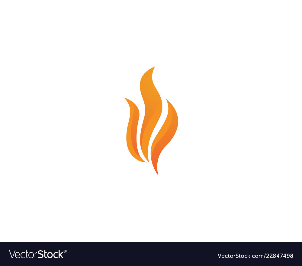 Fire and wings hot logo Royalty Free Vector Image