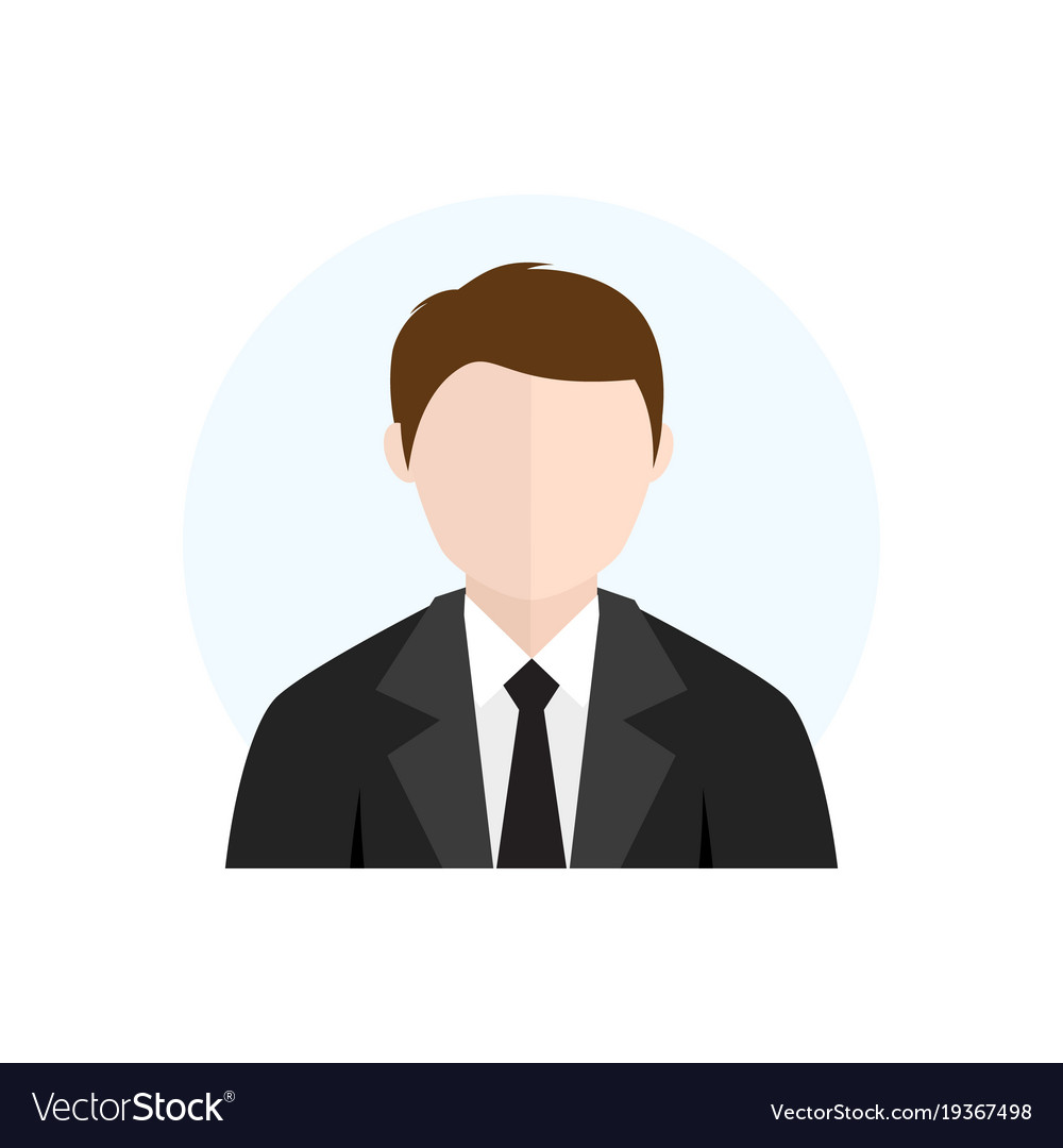 Flat style character avatar icon