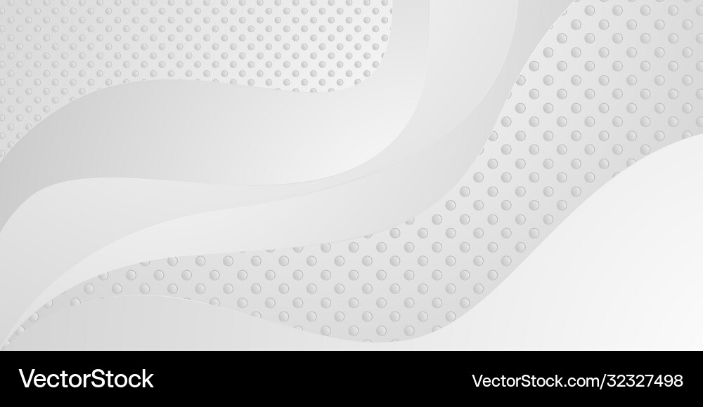 Gray silver wave abstract background Royalty Free Vector