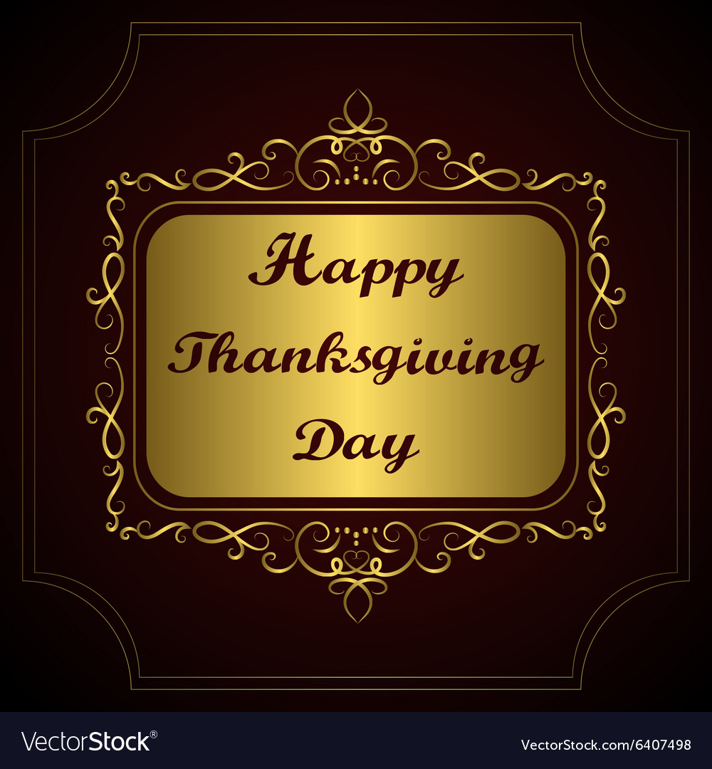 Happy thanksgiving day congratulation on gold