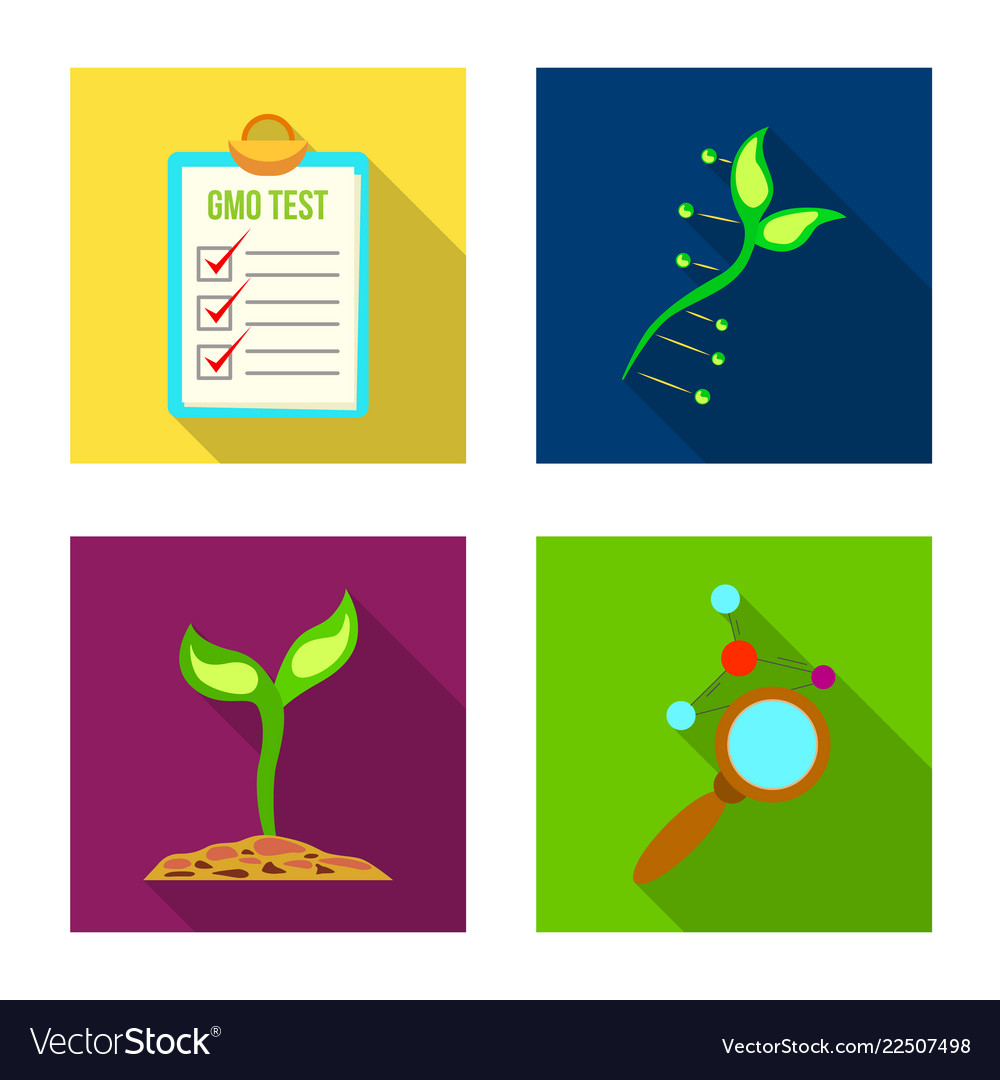 Isolated object of and logo collection vector image Isolated object of and logo collection