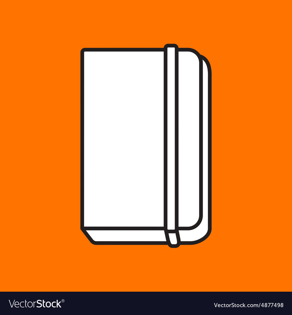 Notebook icon eps10