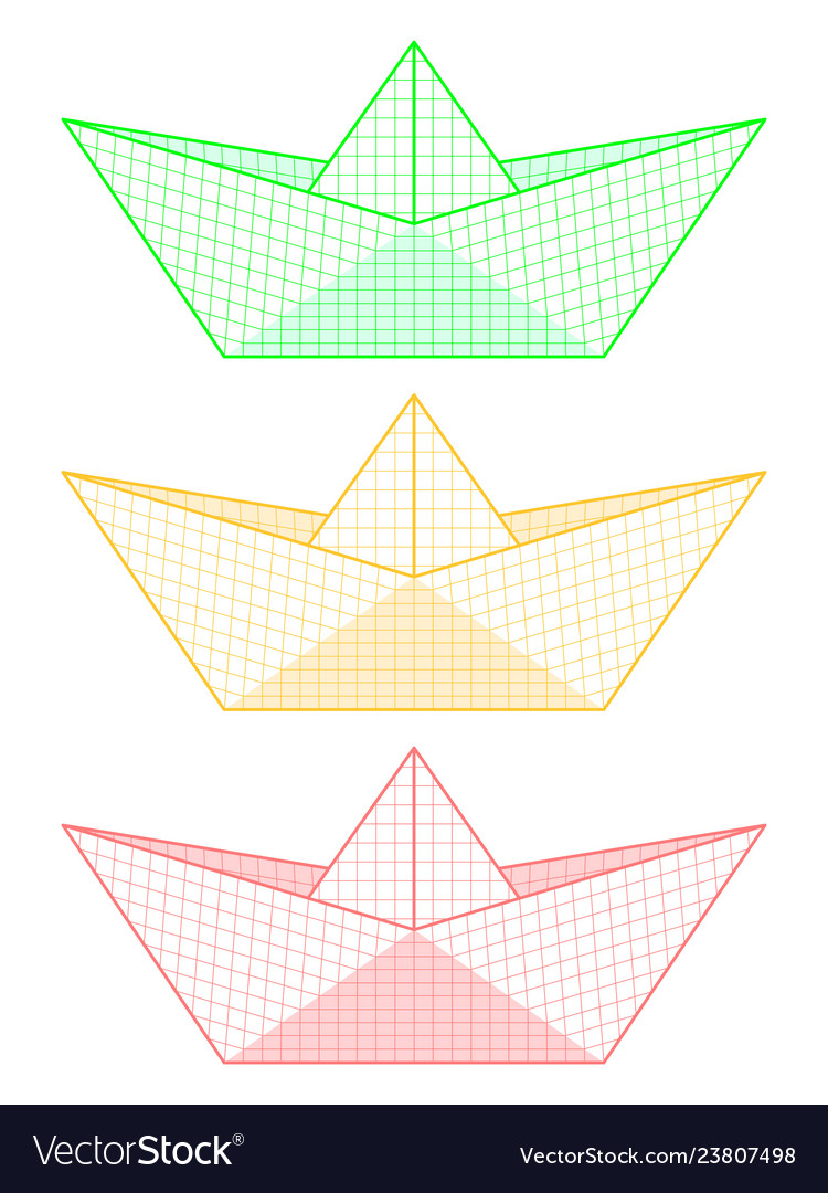 Paper boat set