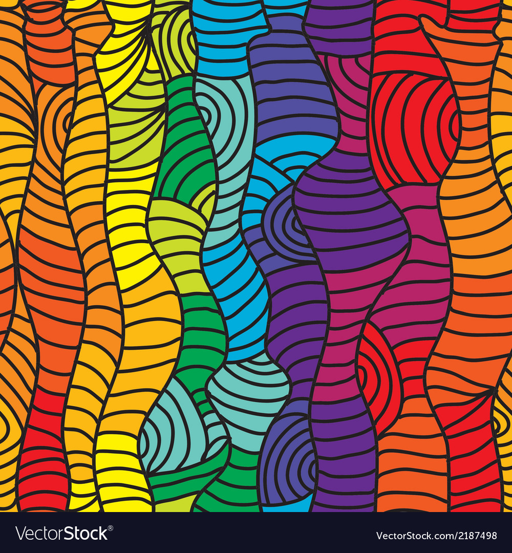 Rainbow Wave Pattern