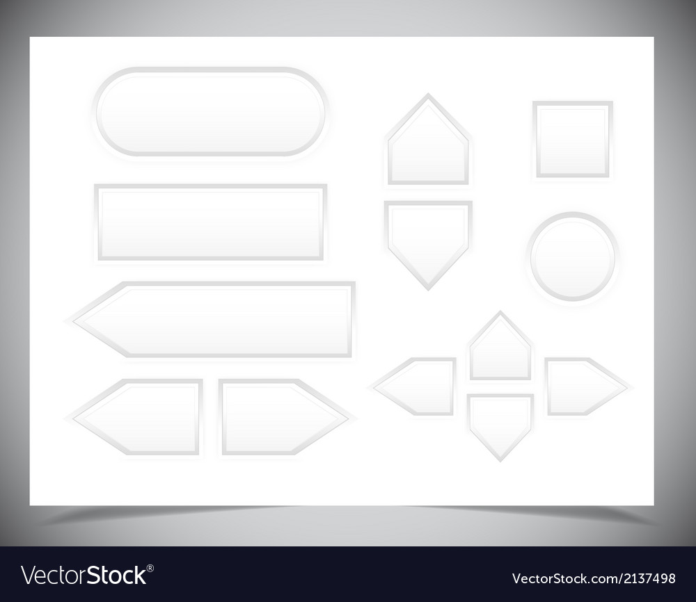 Set of web buttons for design