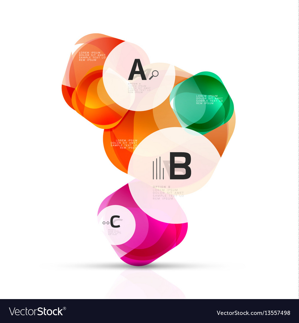 Shiny blank web option boxes vector image Shiny blank web option boxes