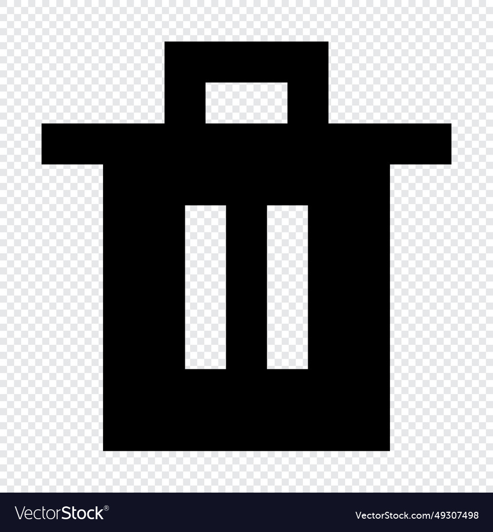 Trash icon suitable for website ui design
