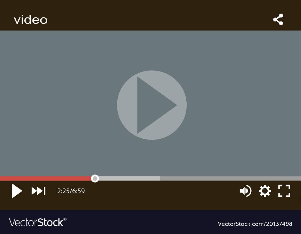 Video player for web