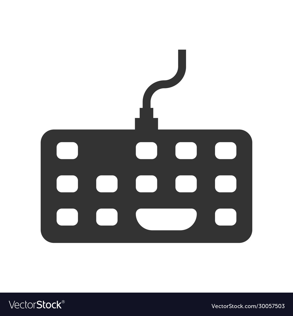 Computer keyboard icon