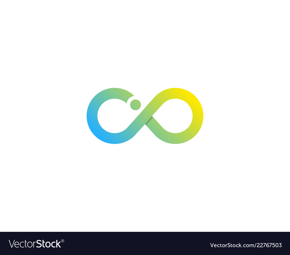 Infinity letter i logo icon design