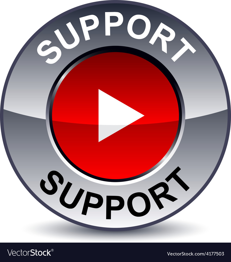 Metallic Support Button