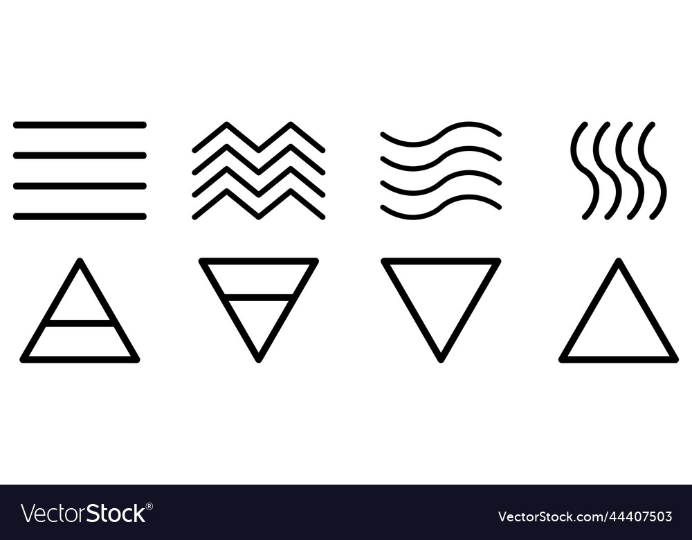 Set Of Four Elements Icons Royalty Free Vector Image 1154